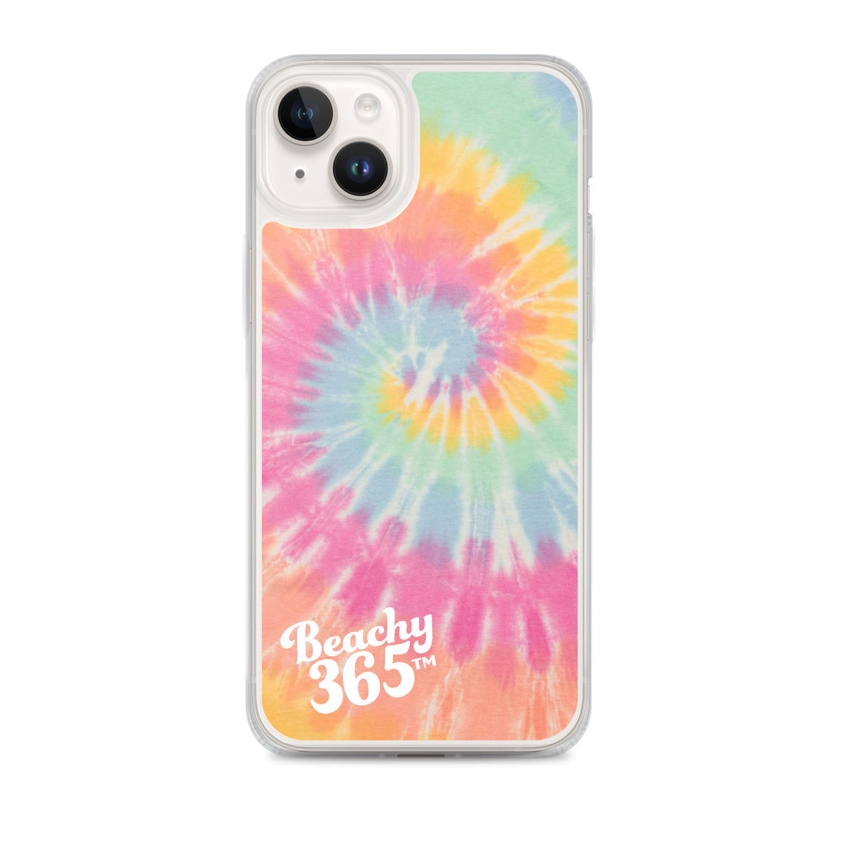Sherbet Rainbow Tie-Dye iPhone Case