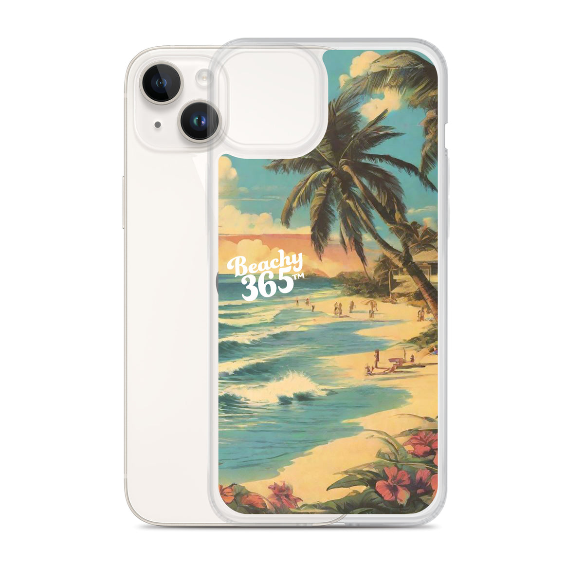 Postcard Tropical Beach iPhone Case