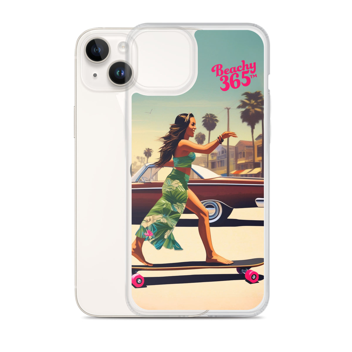 Skate Like an Egyptian - Longboard Dancer iPhone Case