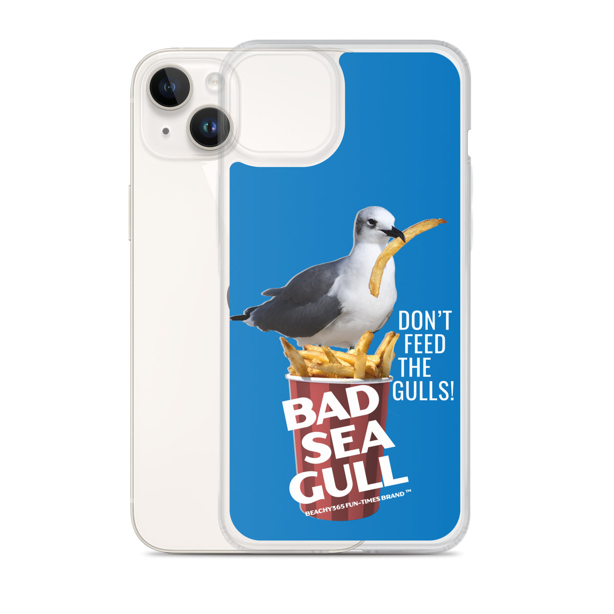 Bad Seagull Jumbo Fries iPhone Case