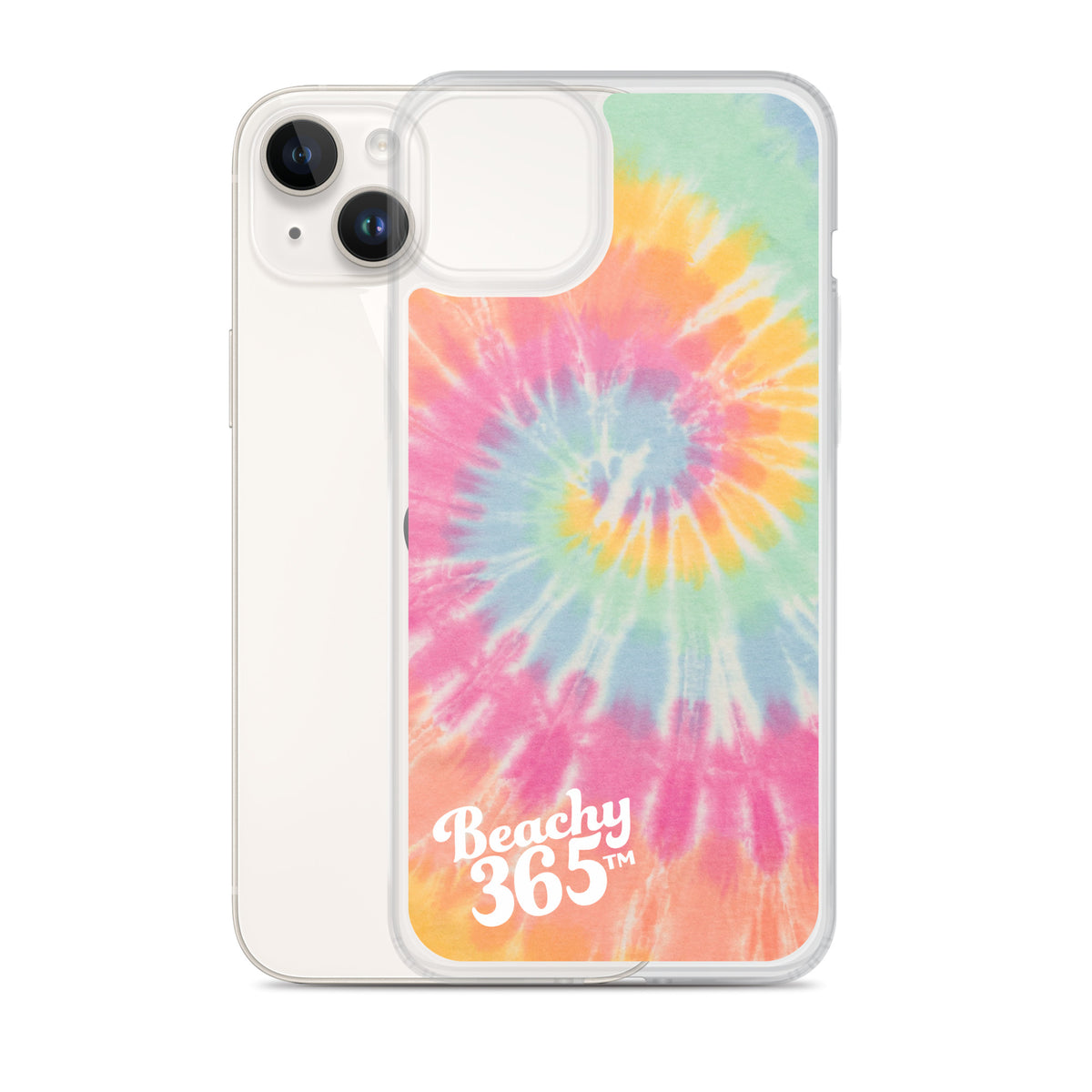 Sherbet Rainbow Tie-Dye iPhone Case