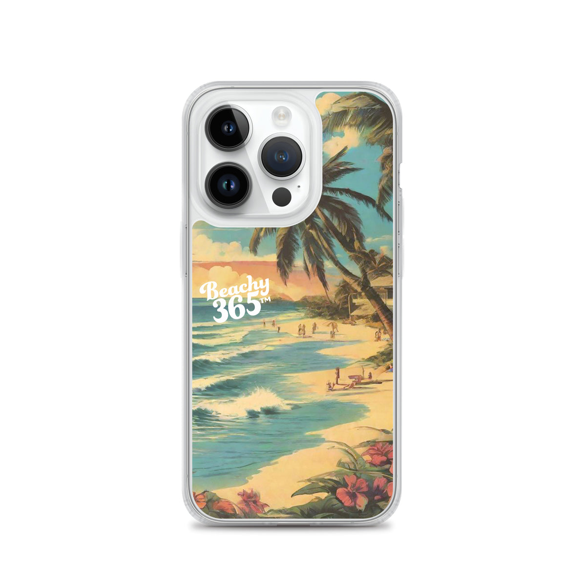Postcard Tropical Beach iPhone Case
