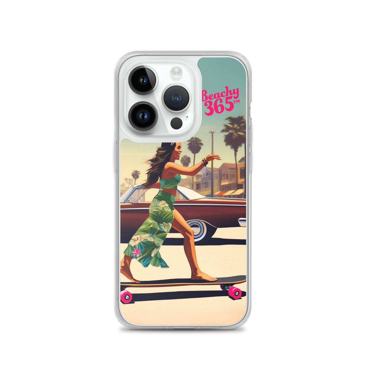 Skate Like an Egyptian - Longboard Dancer iPhone Case