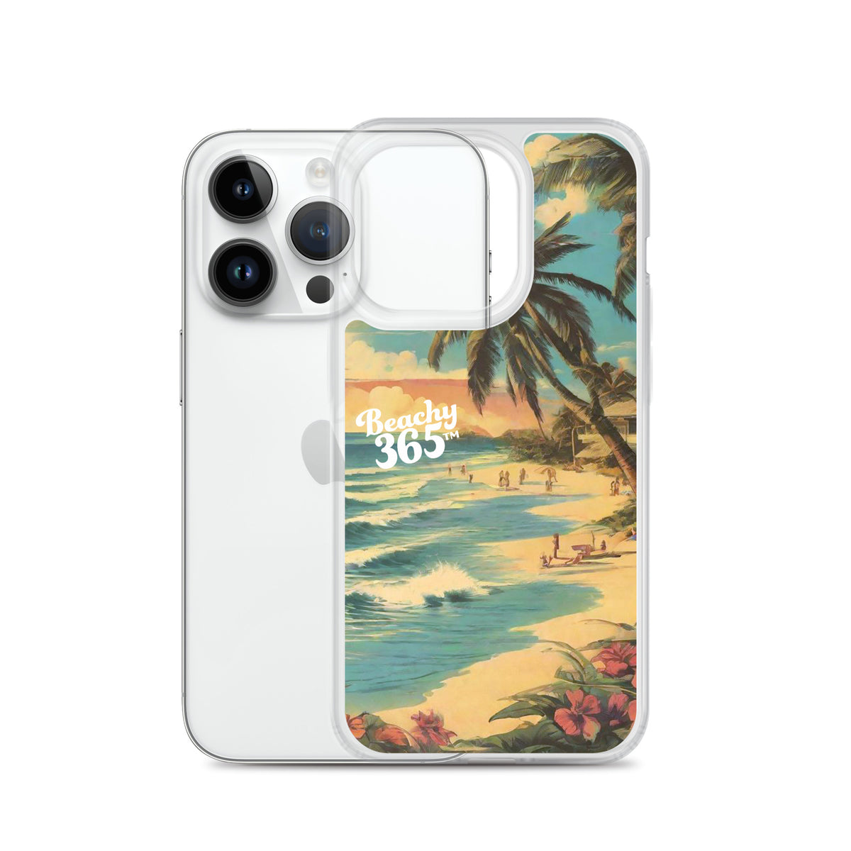 Postcard Tropical Beach iPhone Case
