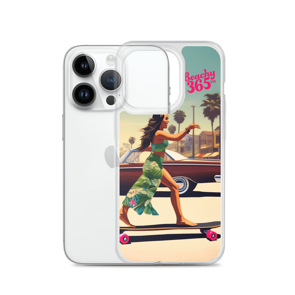 Skate Like an Egyptian - Longboard Dancer iPhone Case