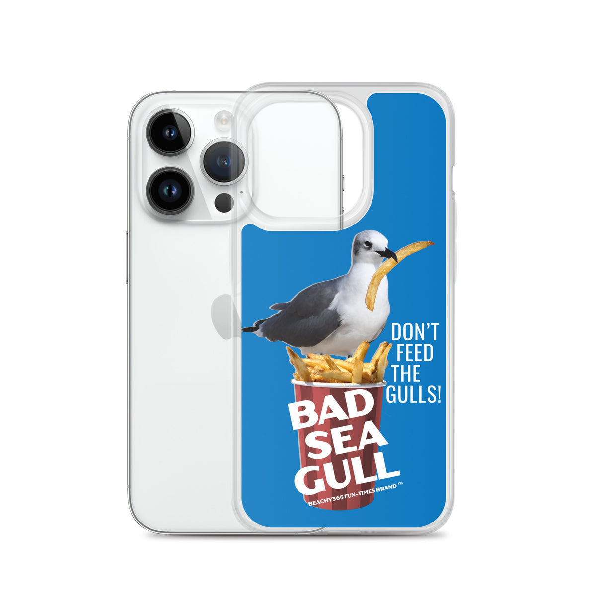 Bad Seagull Jumbo Fries iPhone Case