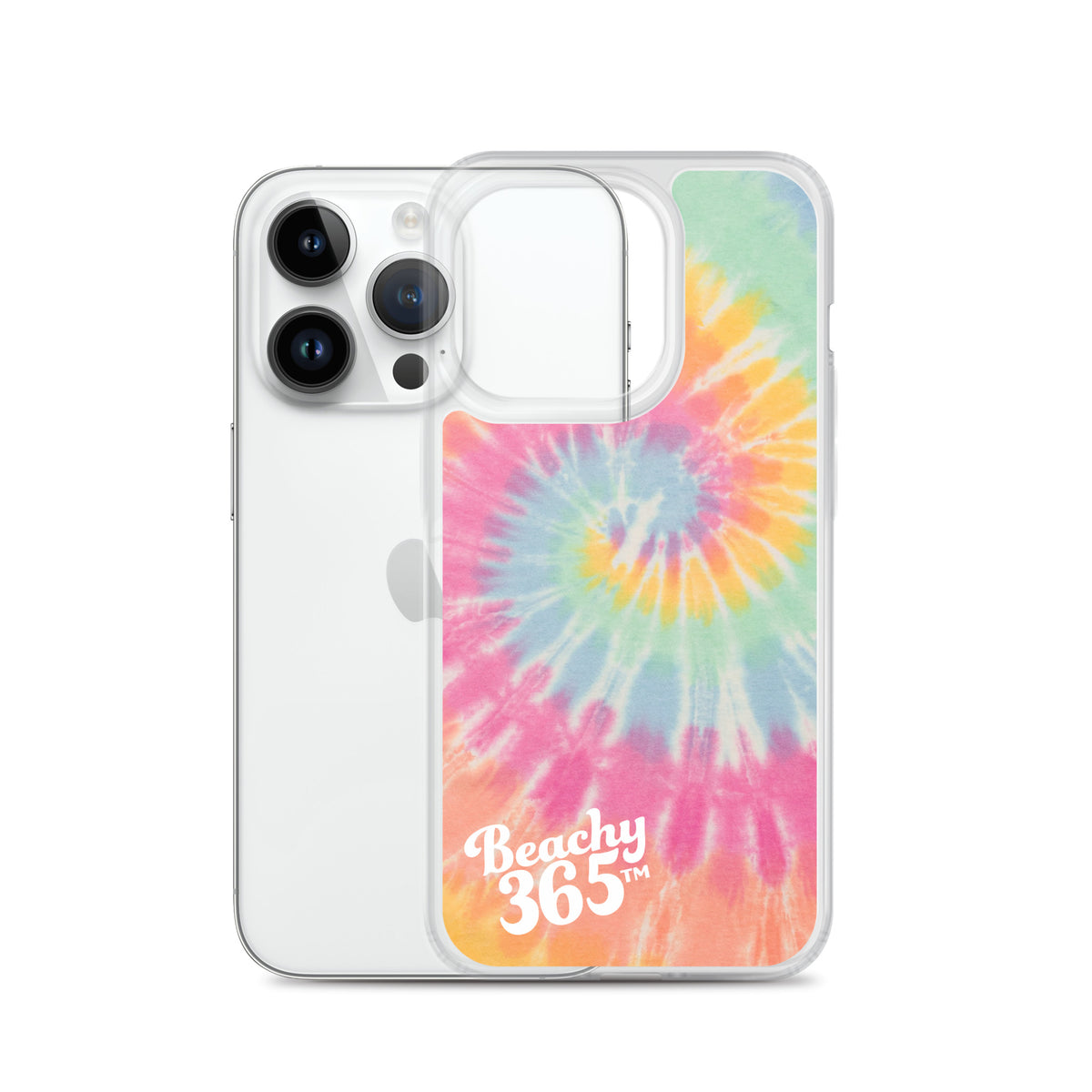 Sherbet Rainbow Tie-Dye iPhone Case