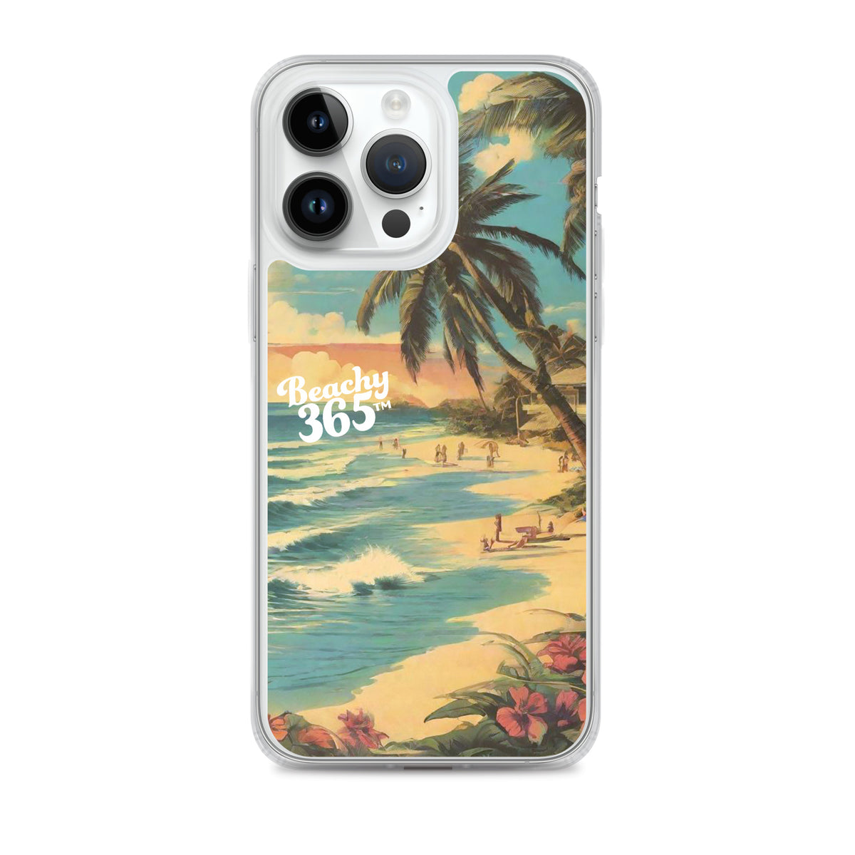 Postcard Tropical Beach iPhone Case