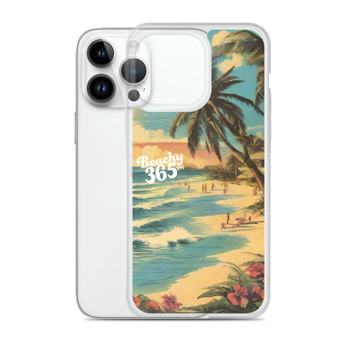Postcard Tropical Beach iPhone Case