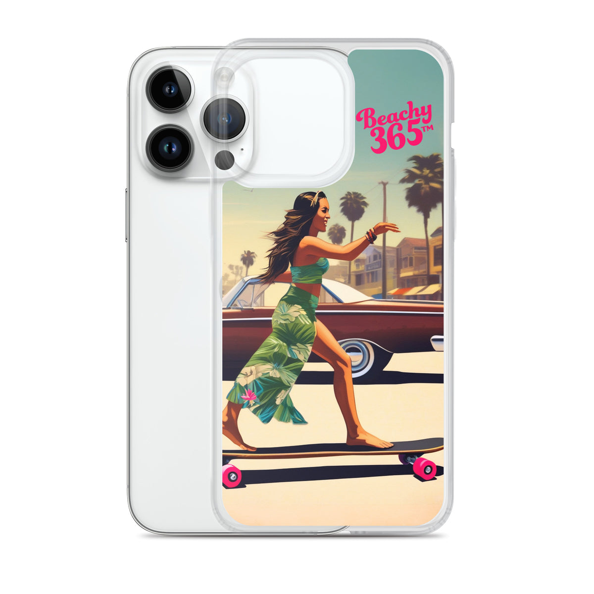 Skate Like an Egyptian - Longboard Dancer iPhone Case