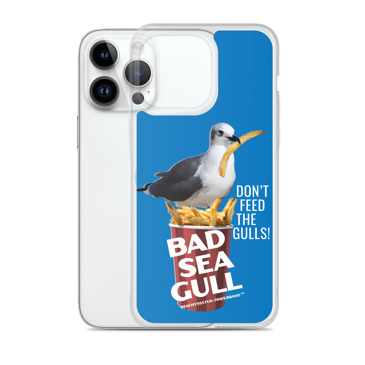 Bad Seagull Jumbo Fries iPhone Case