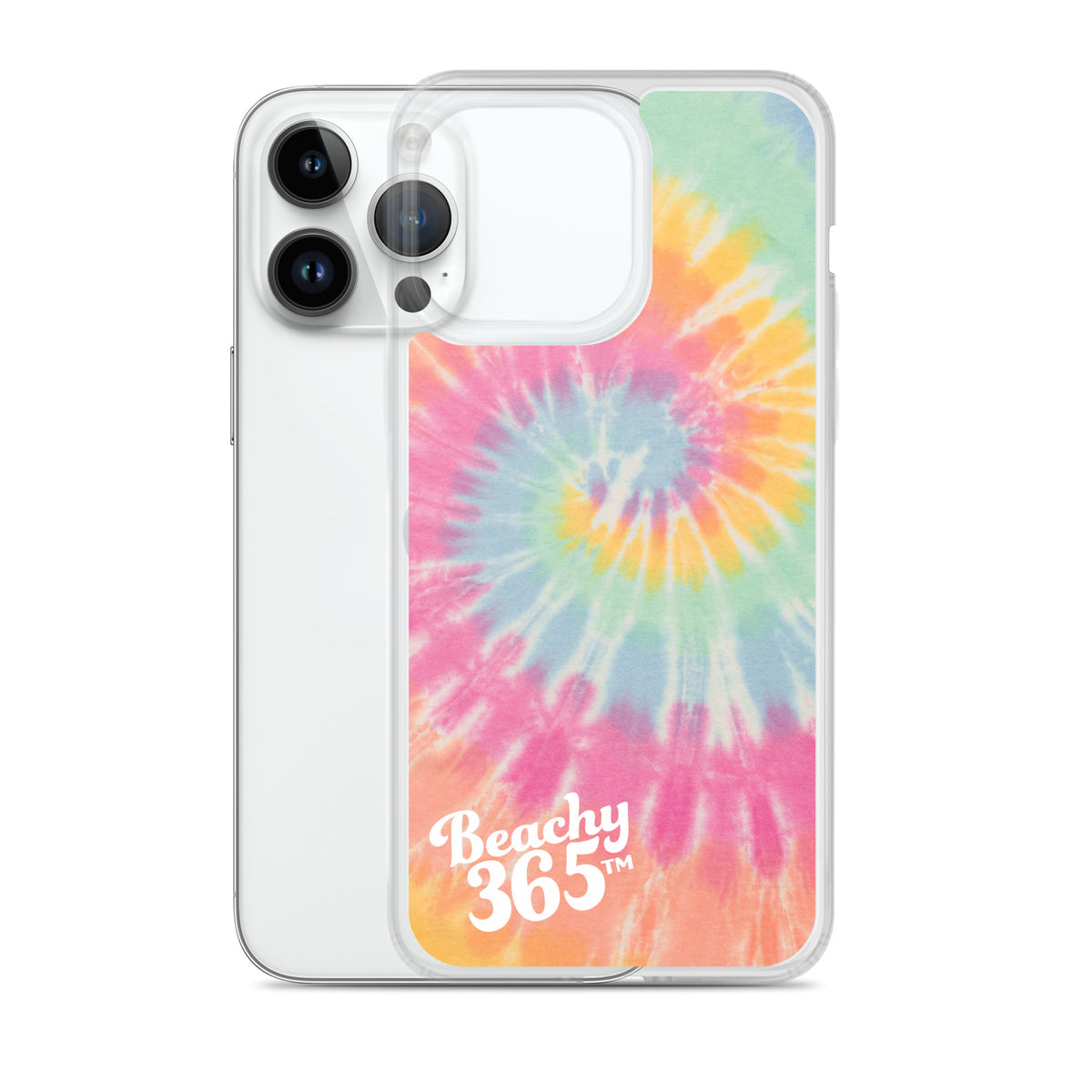 Sherbet Rainbow Tie-Dye iPhone Case