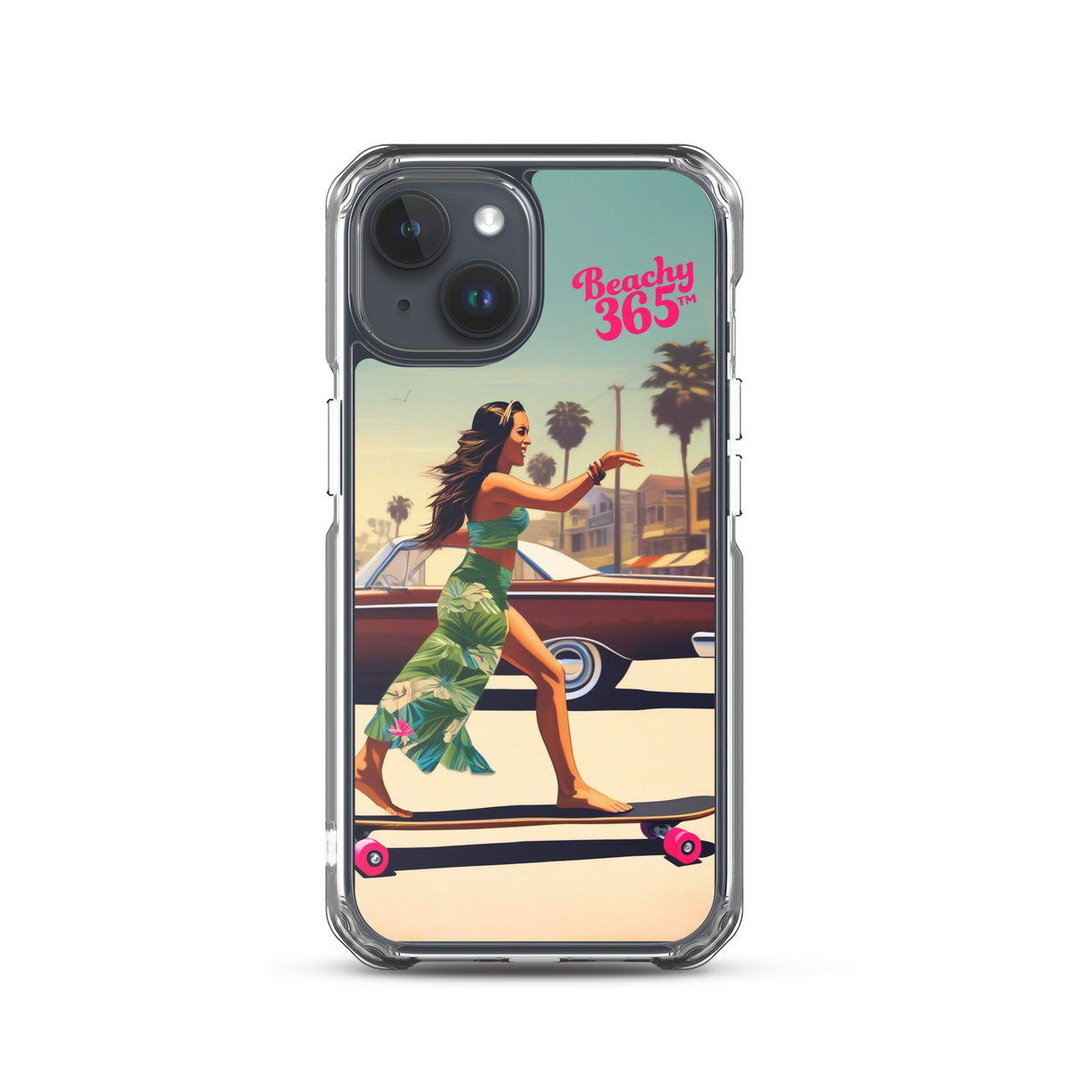 Skate Like an Egyptian - Longboard Dancer iPhone Case
