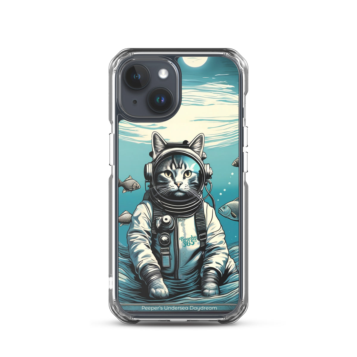 Peeper the Cat's Undersea Daydream iPhone Case