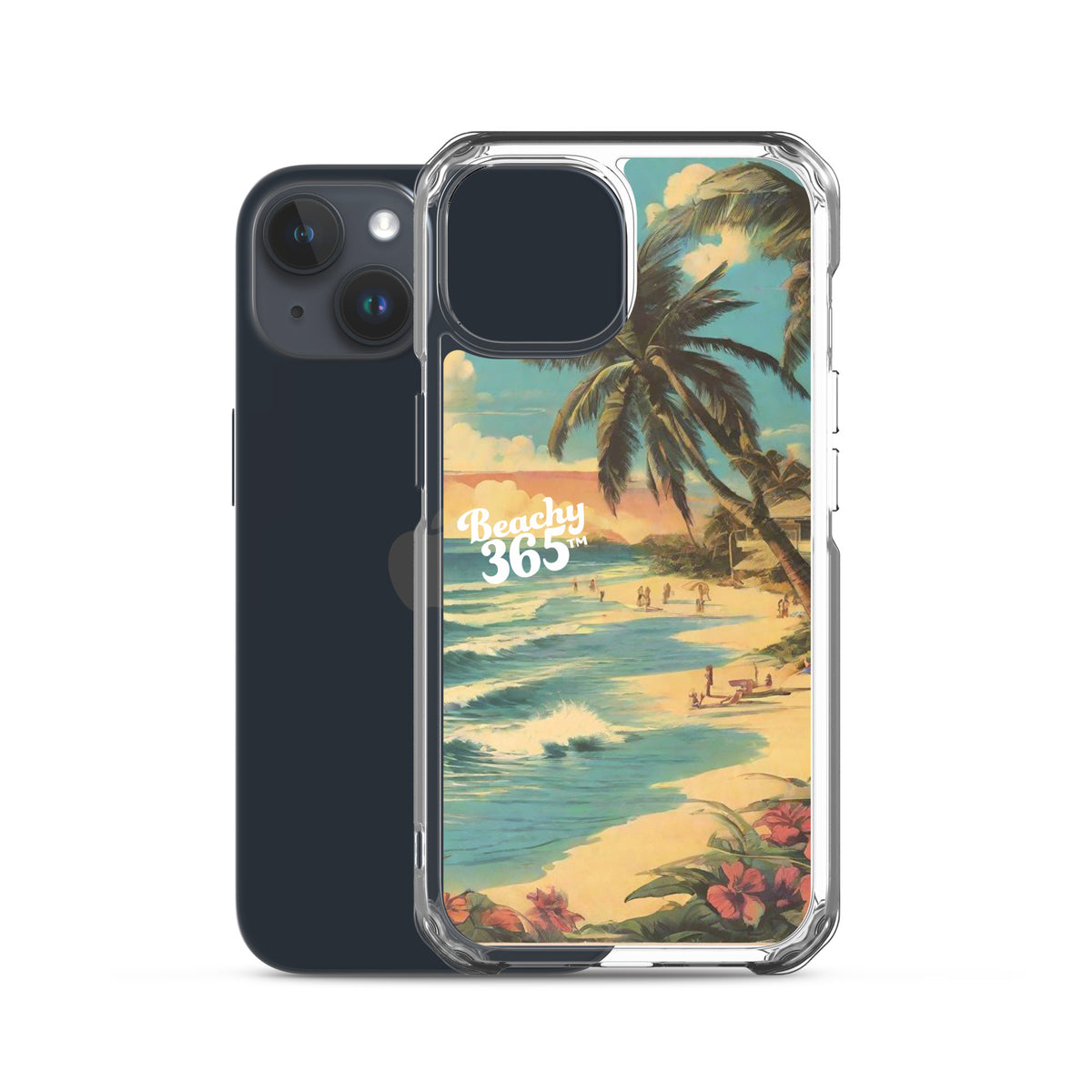 Postcard Tropical Beach iPhone Case
