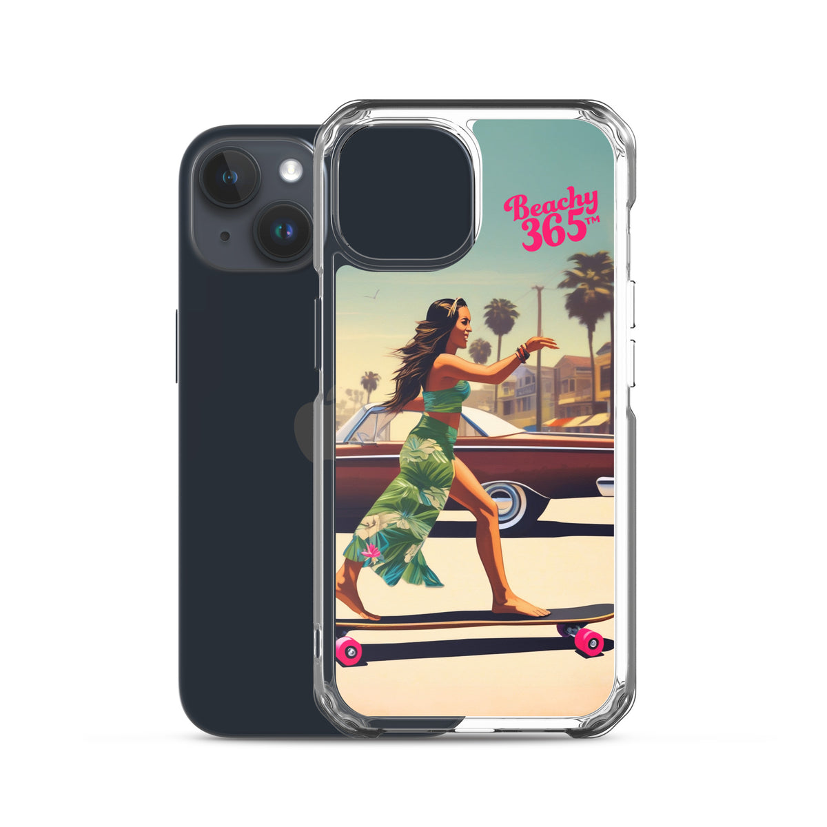 Skate Like an Egyptian - Longboard Dancer iPhone Case