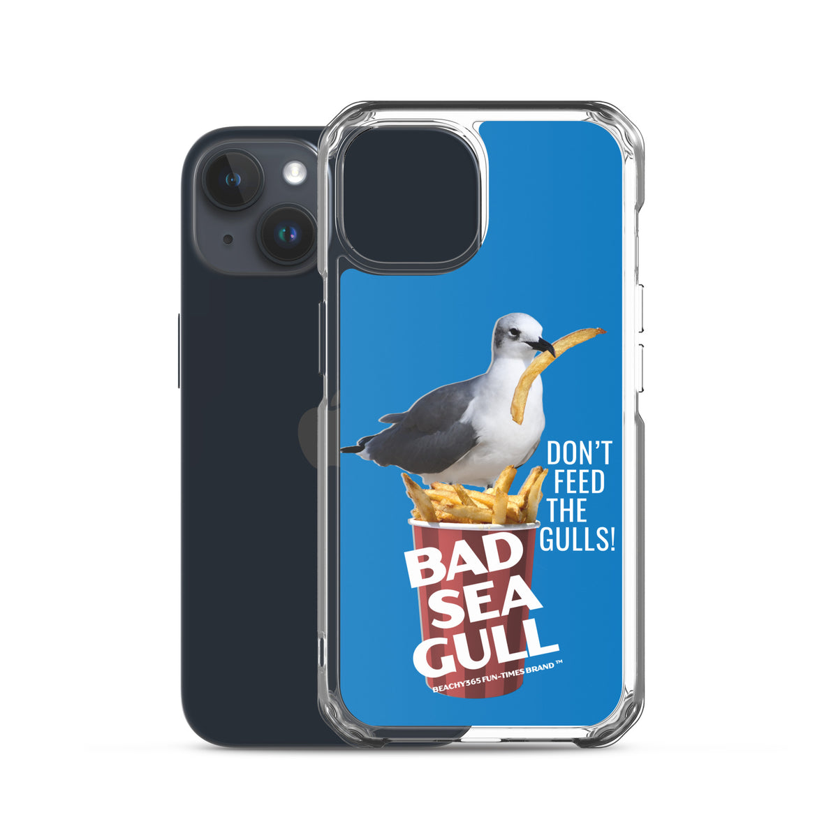 Bad Seagull Jumbo Fries iPhone Case