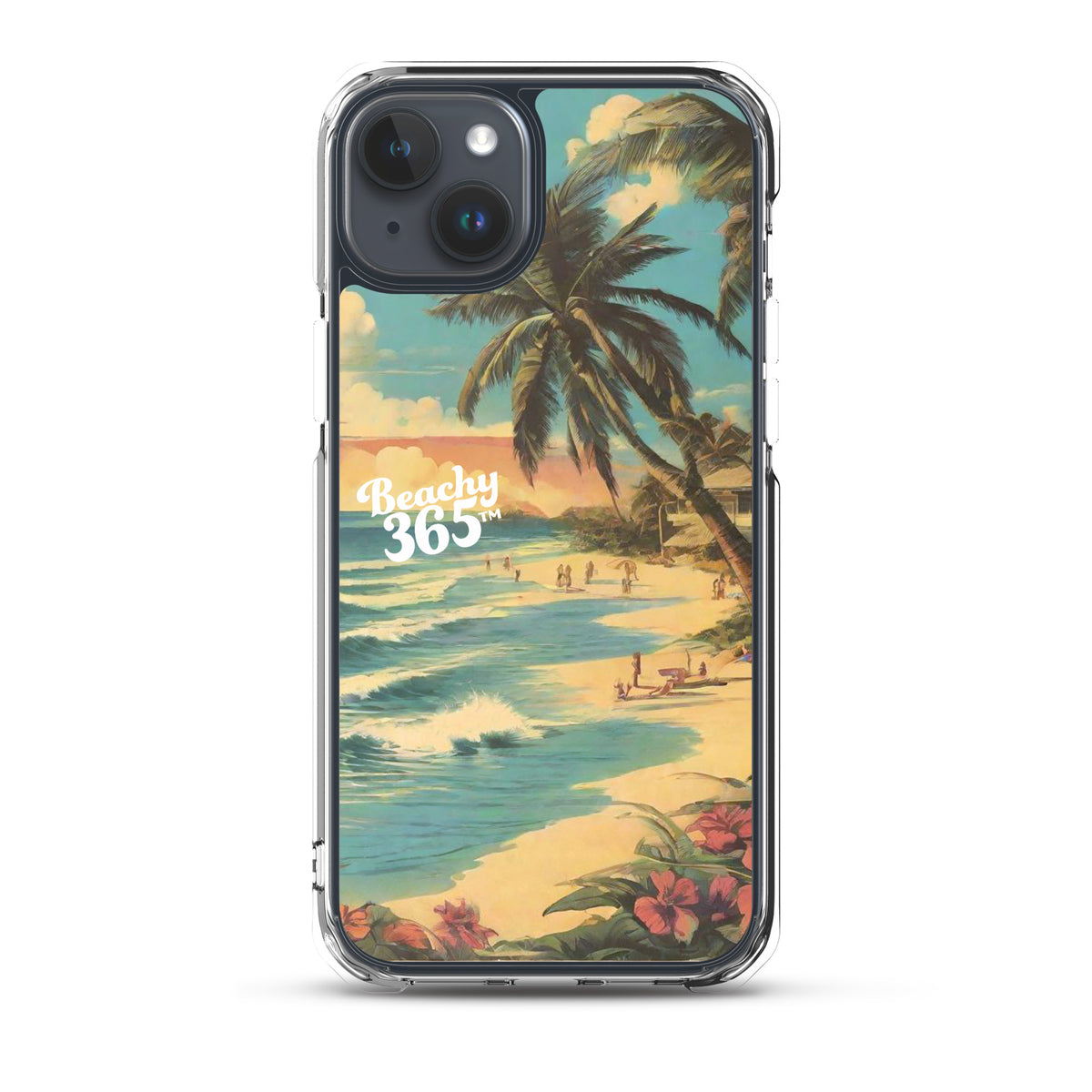 Postcard Tropical Beach iPhone Case