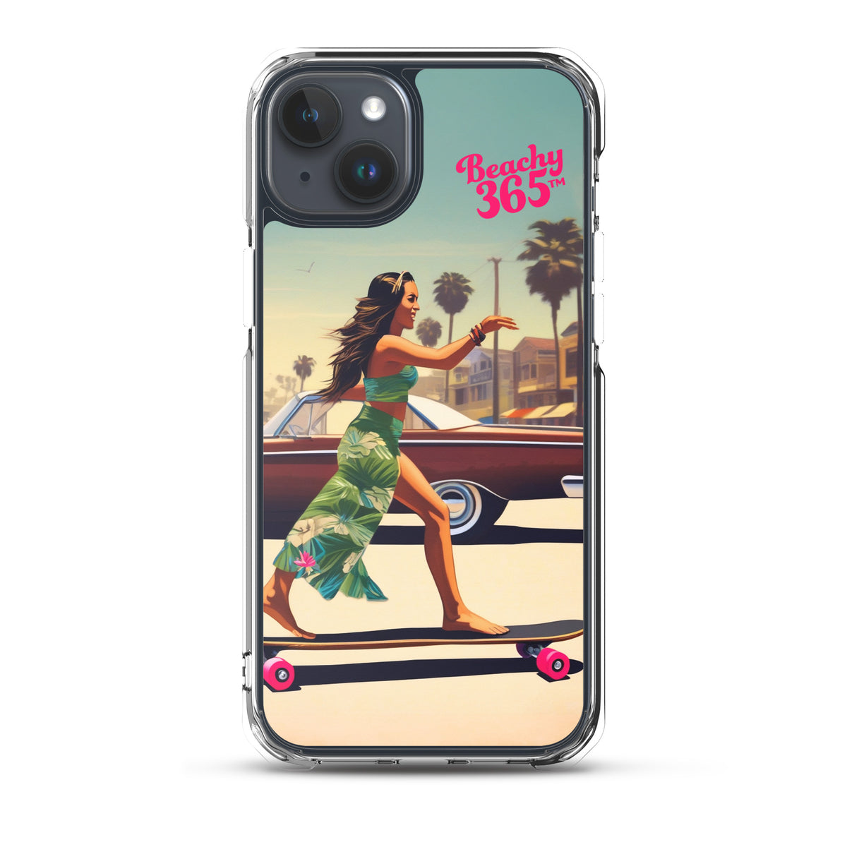 Skate Like an Egyptian - Longboard Dancer iPhone Case