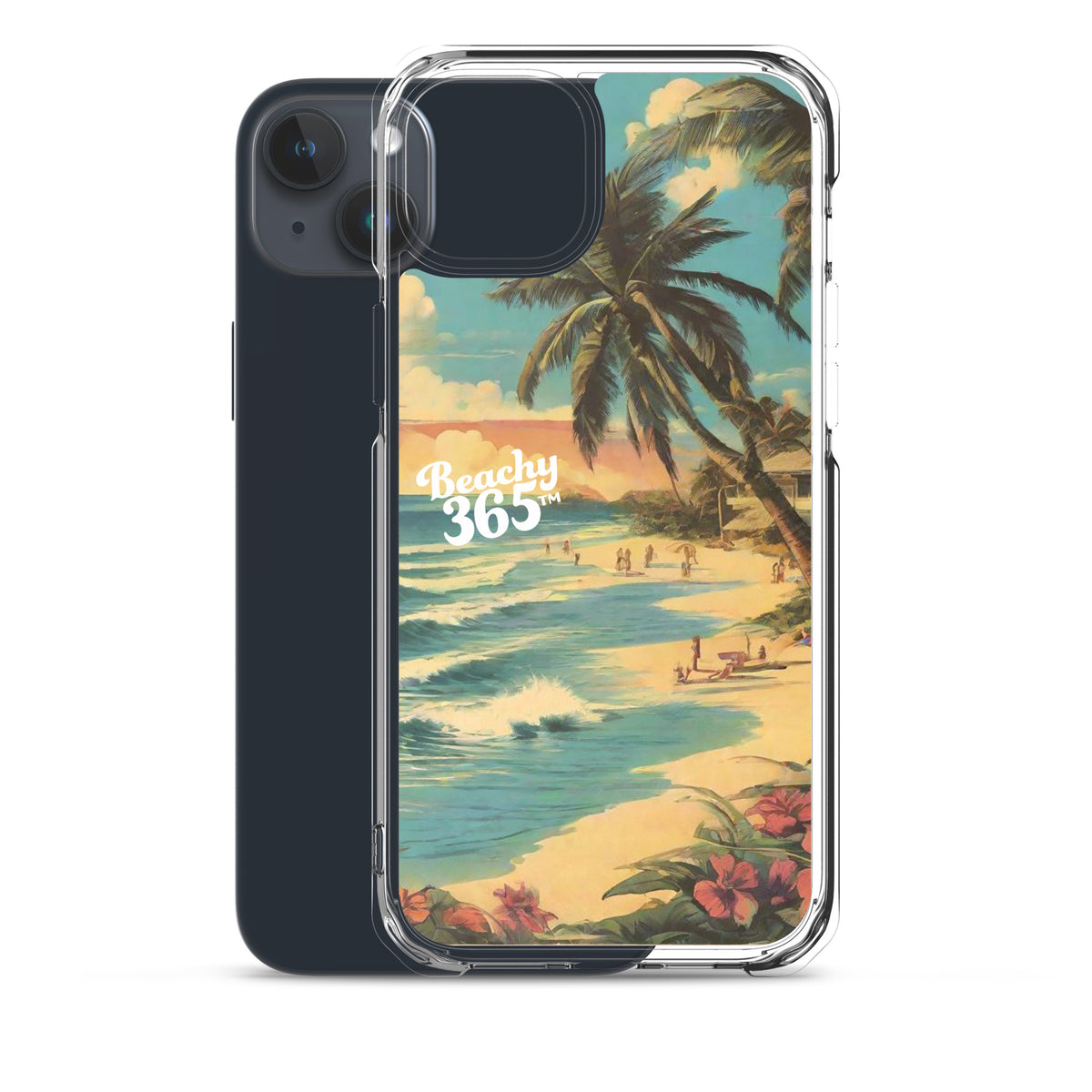 Postcard Tropical Beach iPhone Case