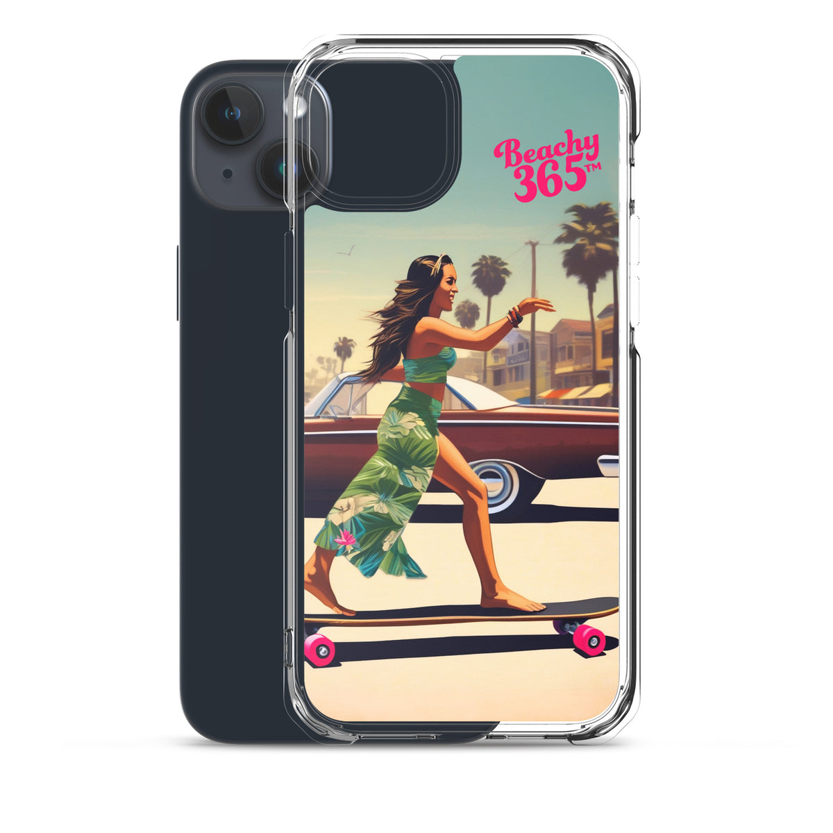 Skate Like an Egyptian - Longboard Dancer iPhone Case