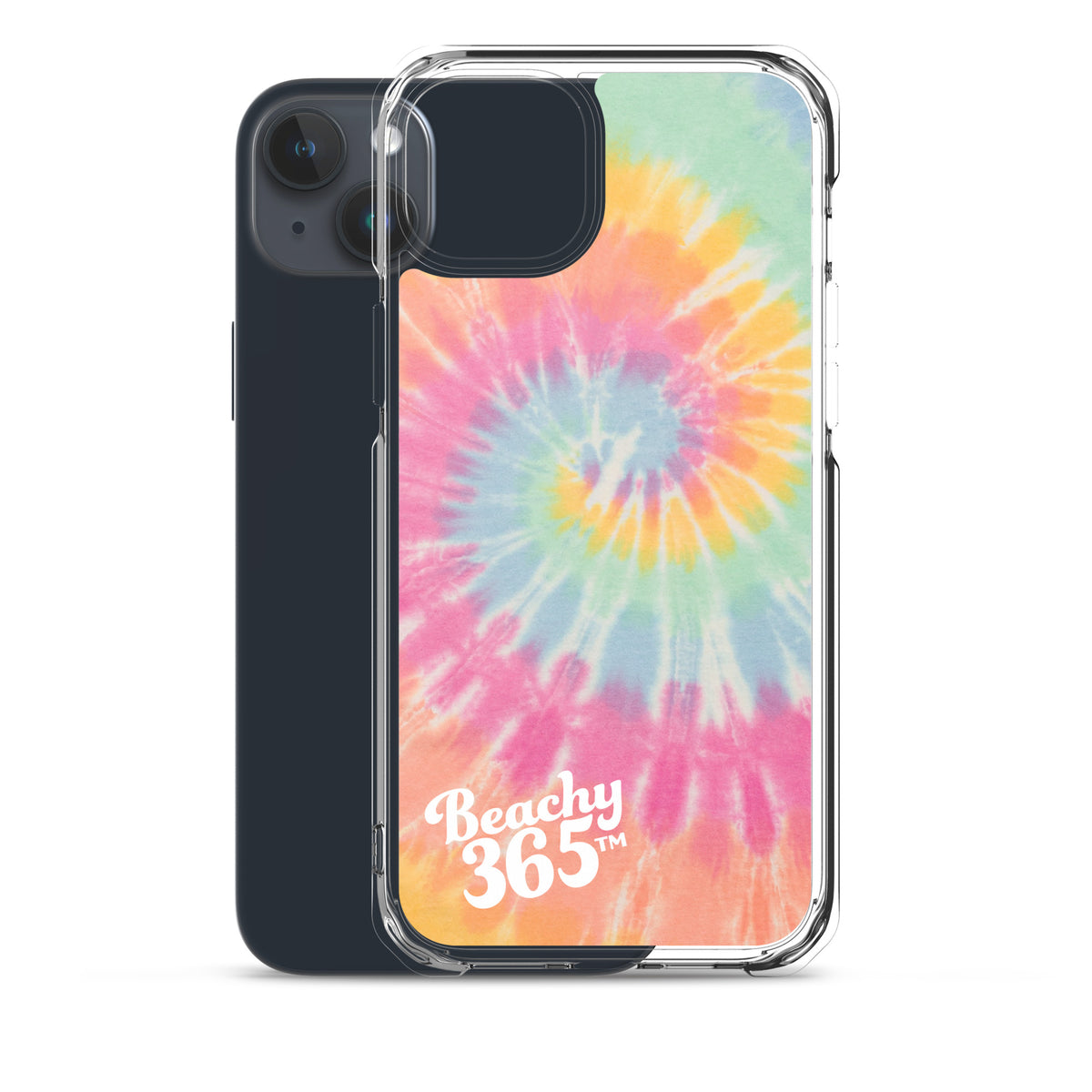 Sherbet Rainbow Tie-Dye iPhone Case