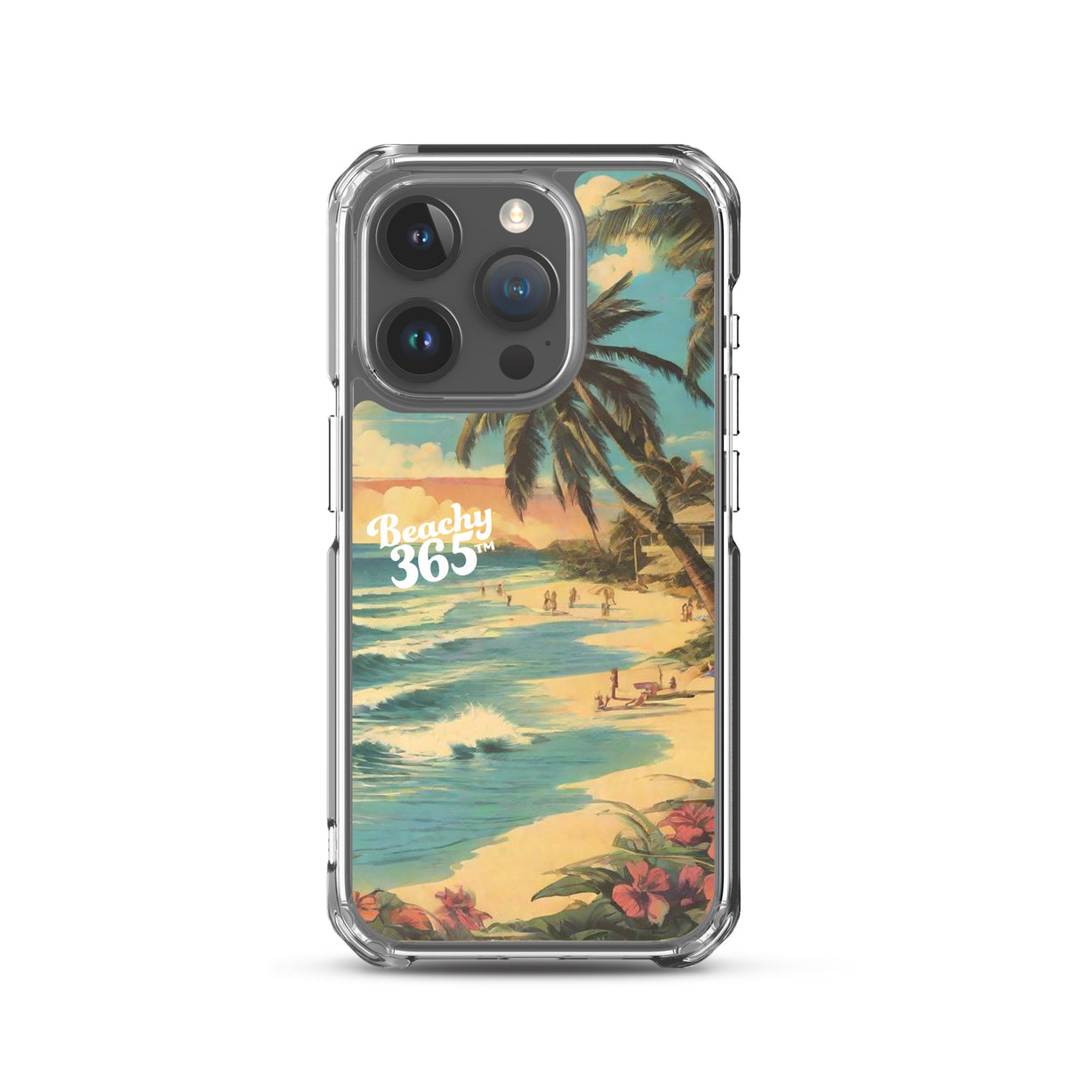 Postcard Tropical Beach iPhone Case