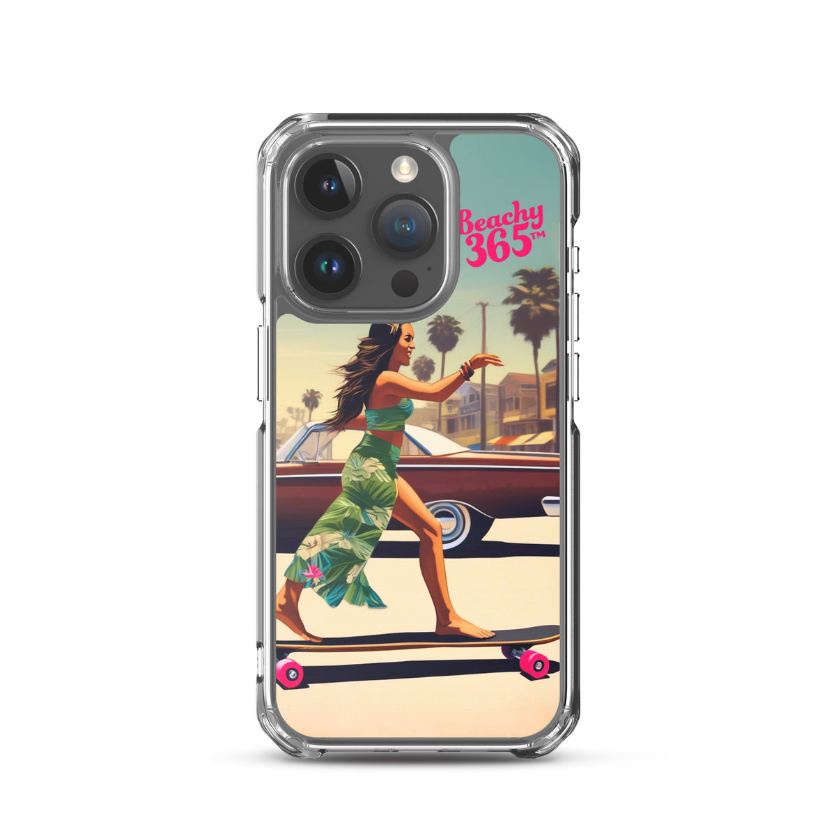 Skate Like an Egyptian - Longboard Dancer iPhone Case