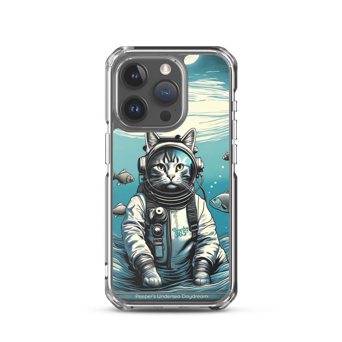 Peeper the Cat's Undersea Daydream iPhone Case