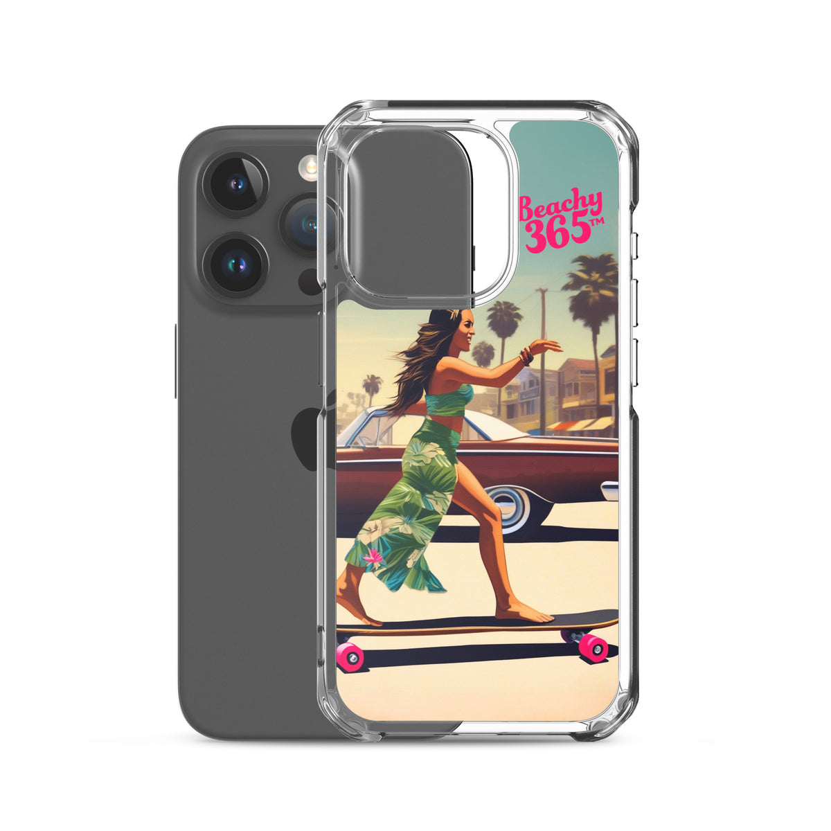 Skate Like an Egyptian - Longboard Dancer iPhone Case