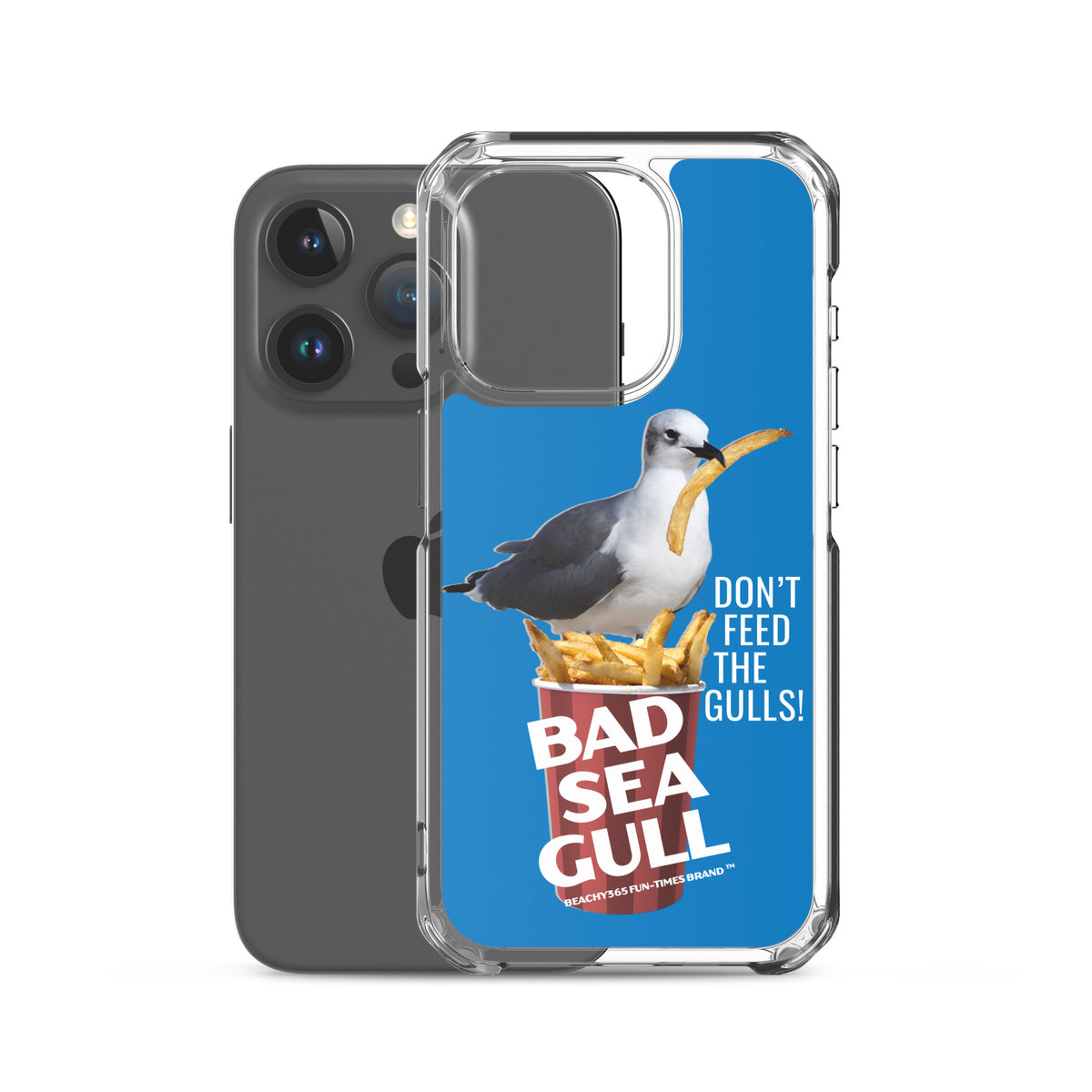 Bad Seagull Jumbo Fries iPhone Case