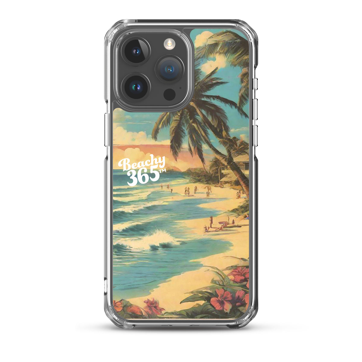 Postcard Tropical Beach iPhone Case