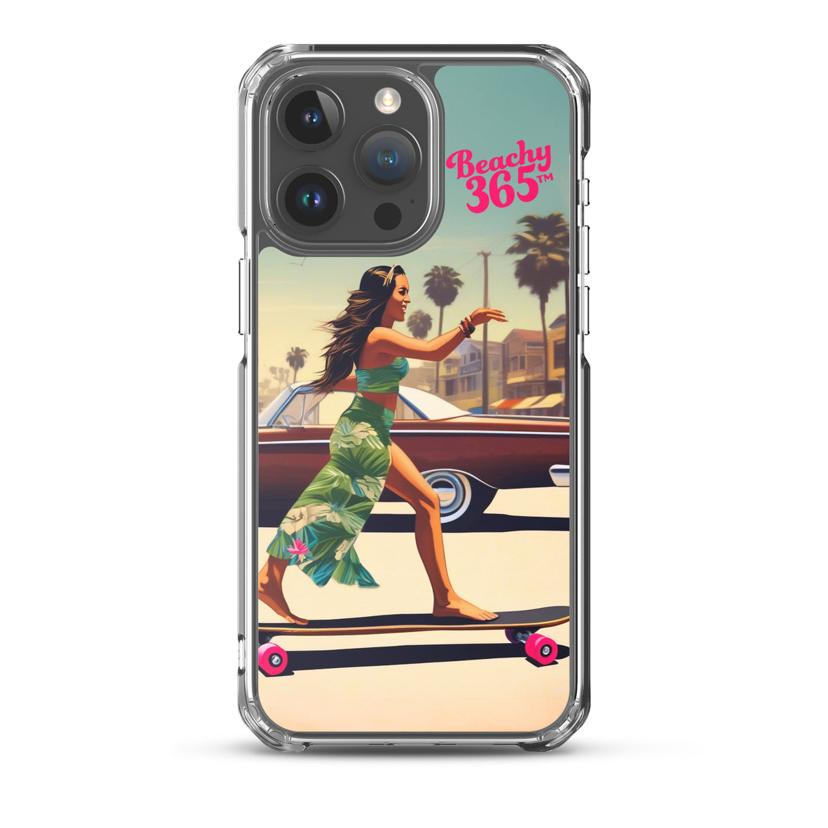 Skate Like an Egyptian - Longboard Dancer iPhone Case