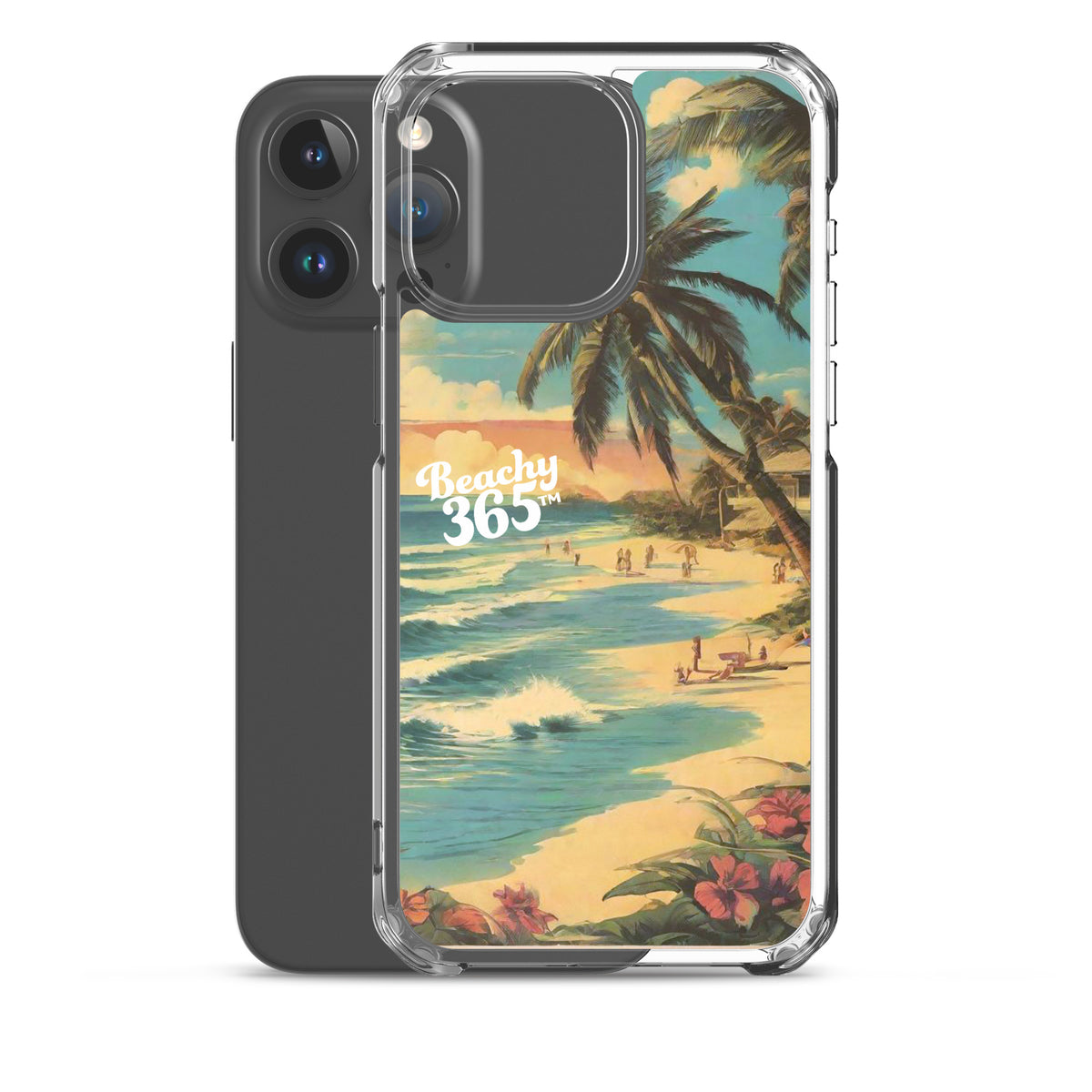 Postcard Tropical Beach iPhone Case