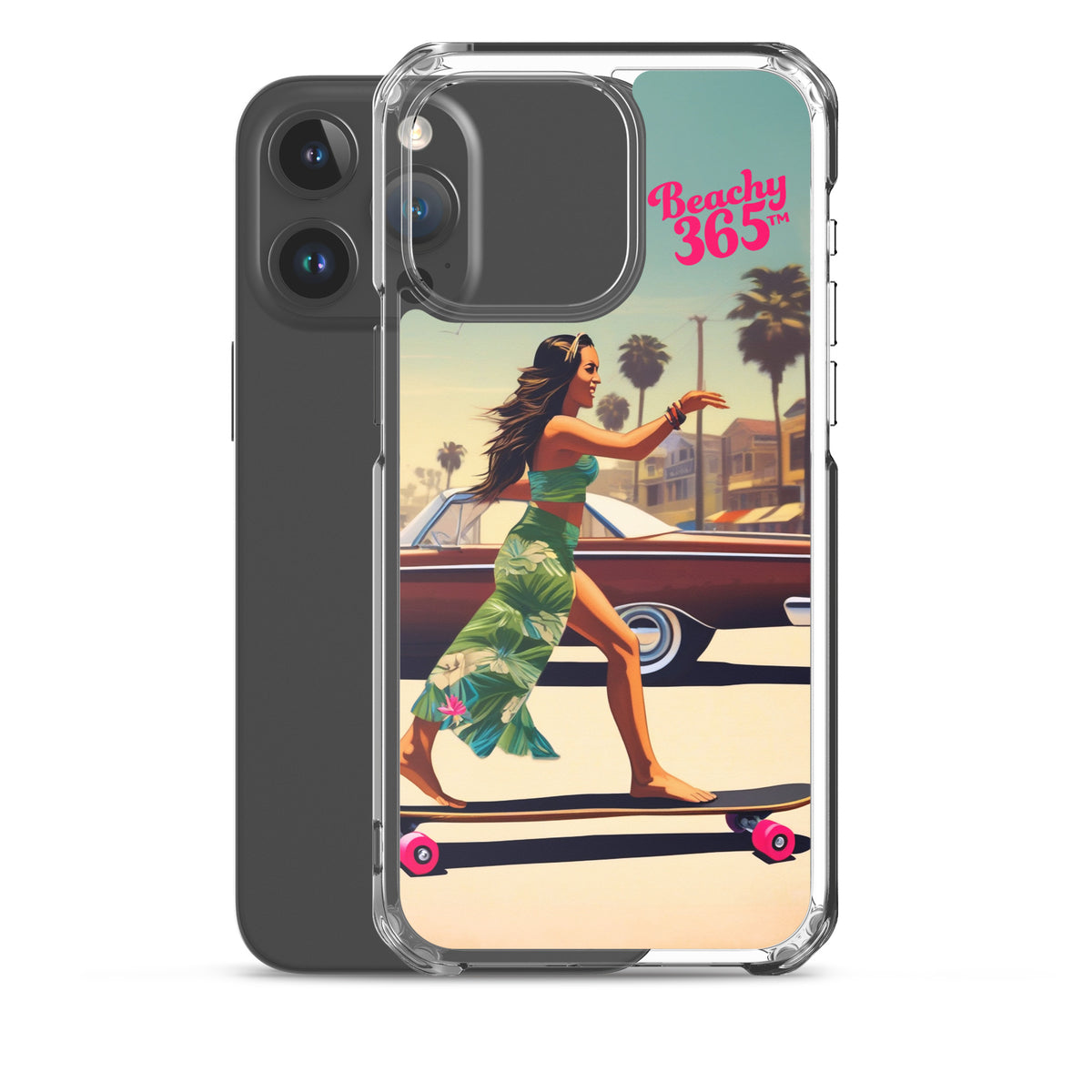 Skate Like an Egyptian - Longboard Dancer iPhone Case