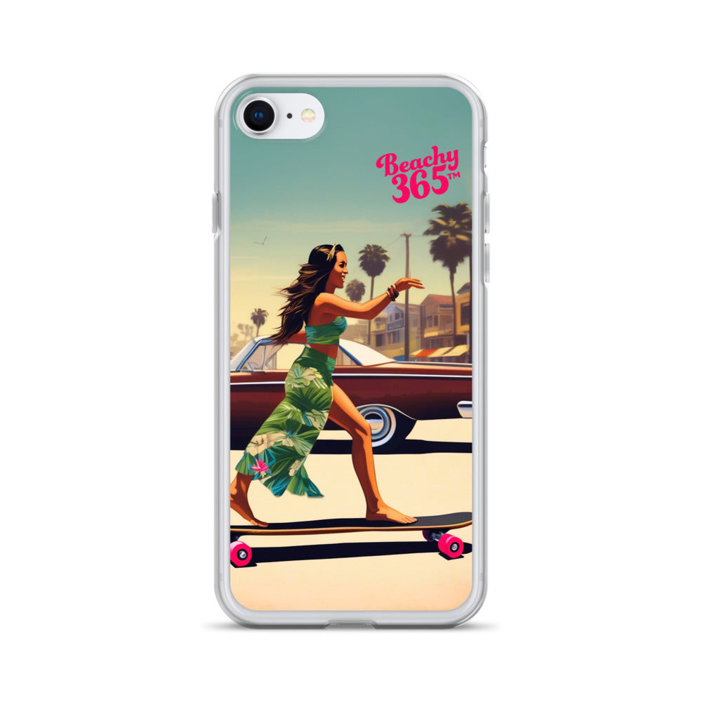 Skate Like an Egyptian - Longboard Dancer iPhone Case