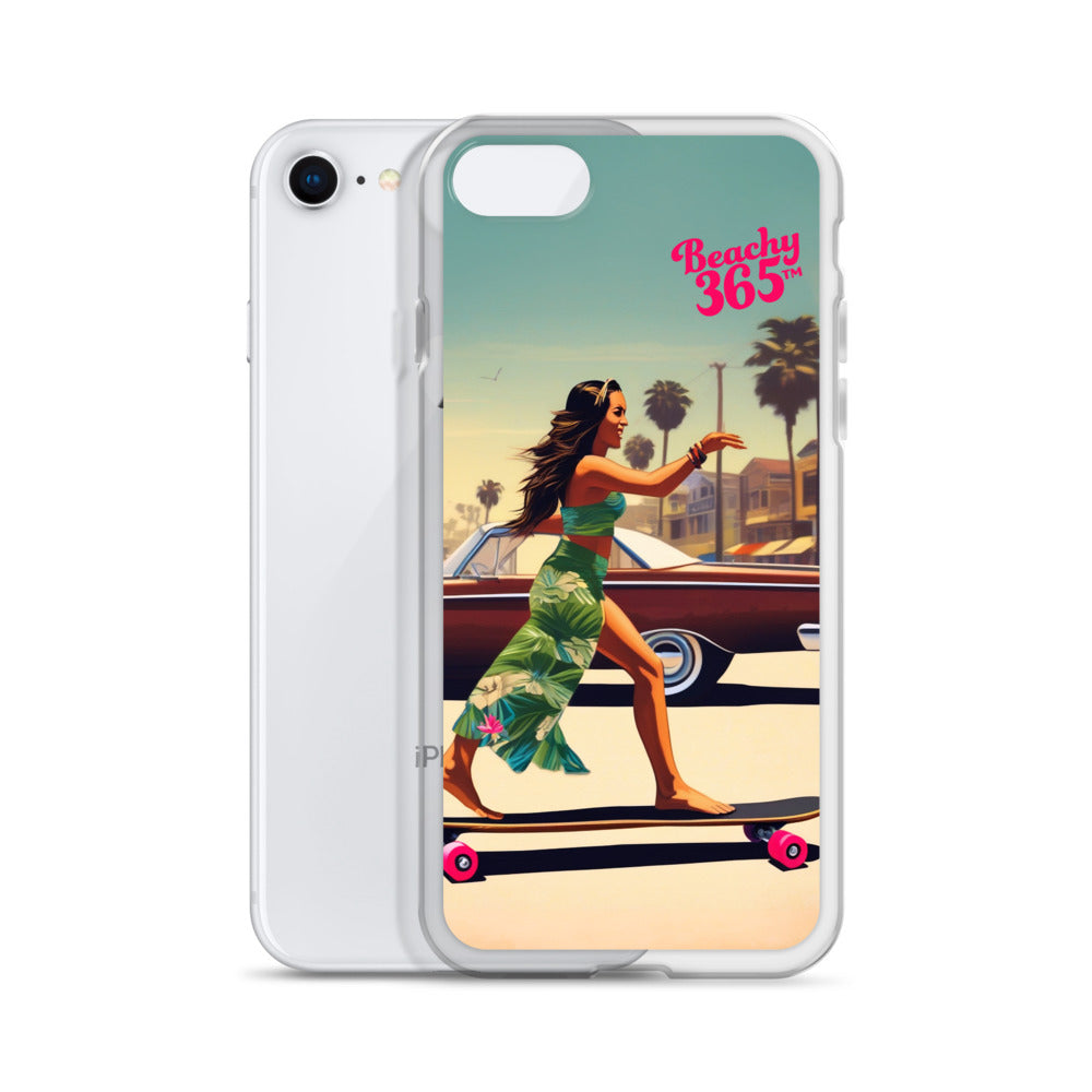 Skate Like an Egyptian - Longboard Dancer iPhone Case