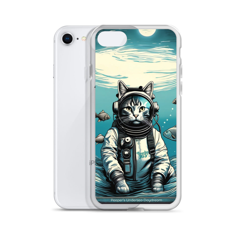 Peeper the Cat's Undersea Daydream iPhone Case