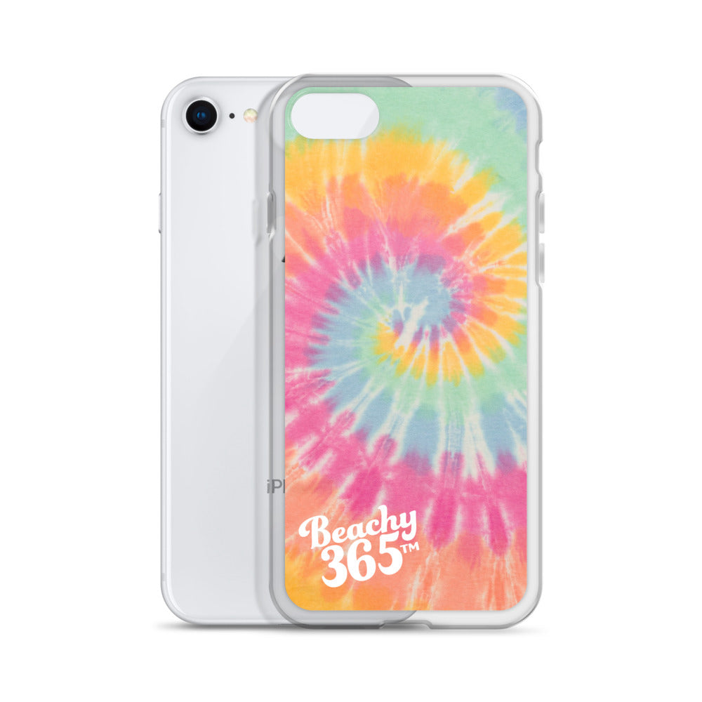 Sherbet Rainbow Tie-Dye iPhone Case