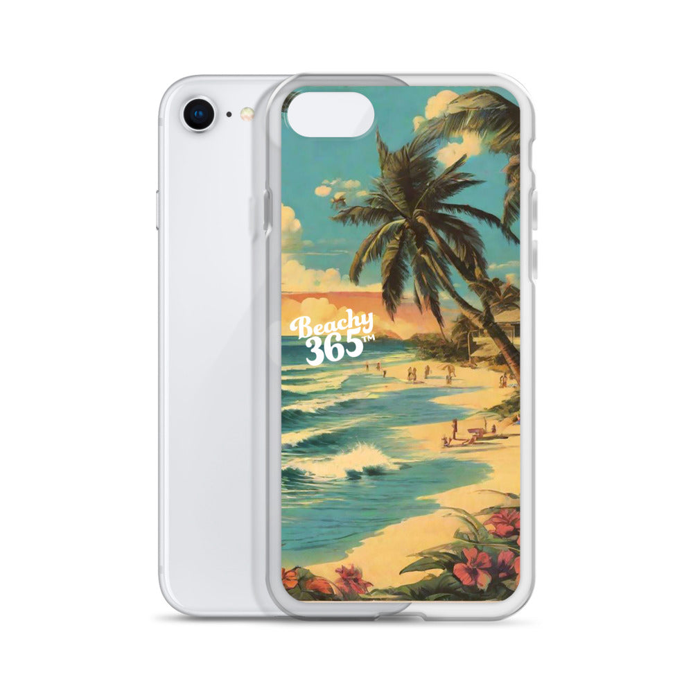 Postcard Tropical Beach iPhone Case