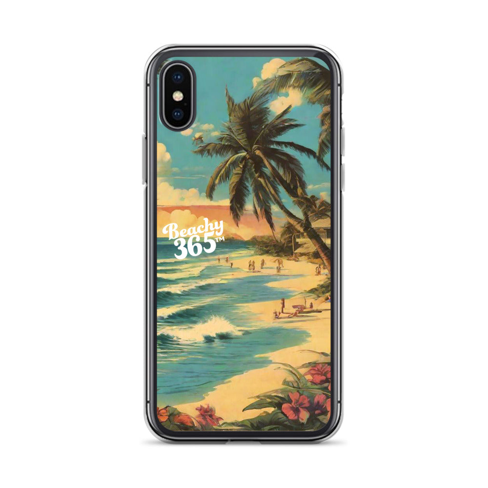 Postcard Tropical Beach iPhone Case