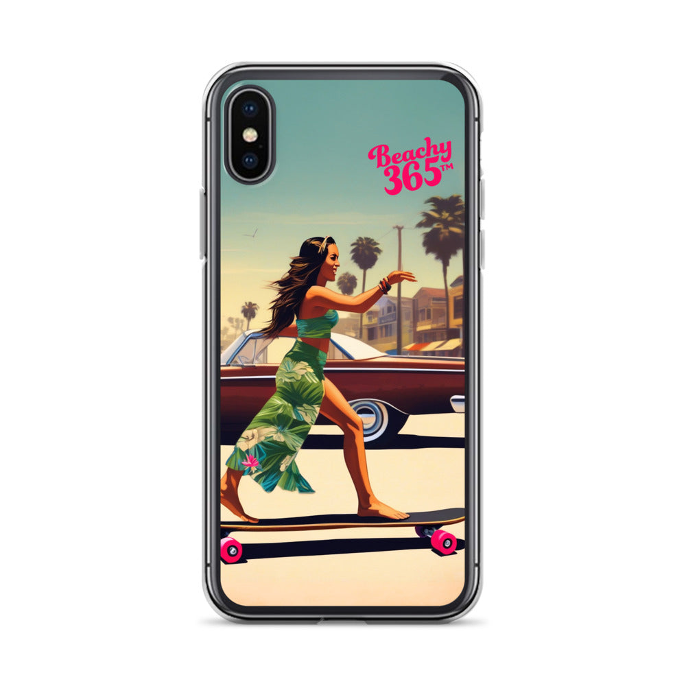 Skate Like an Egyptian - Longboard Dancer iPhone Case