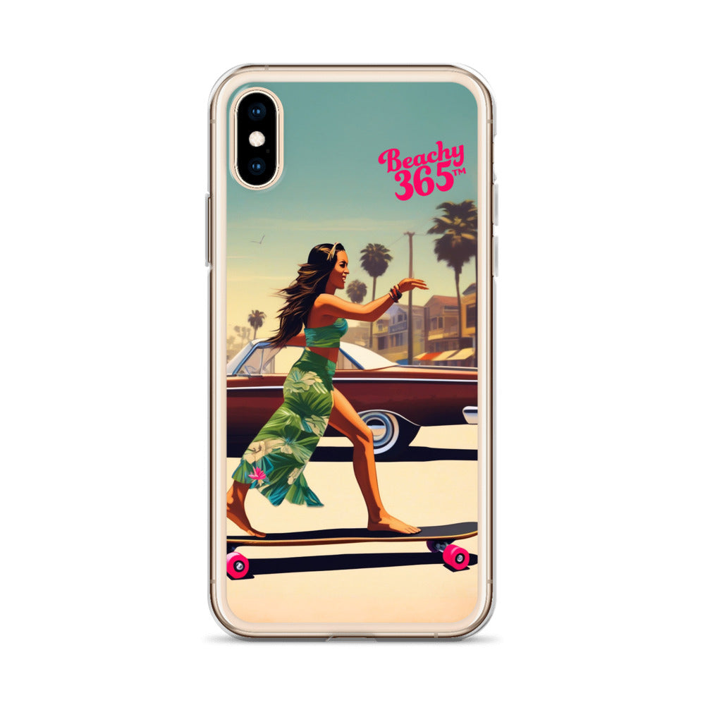 Skate Like an Egyptian - Longboard Dancer iPhone Case
