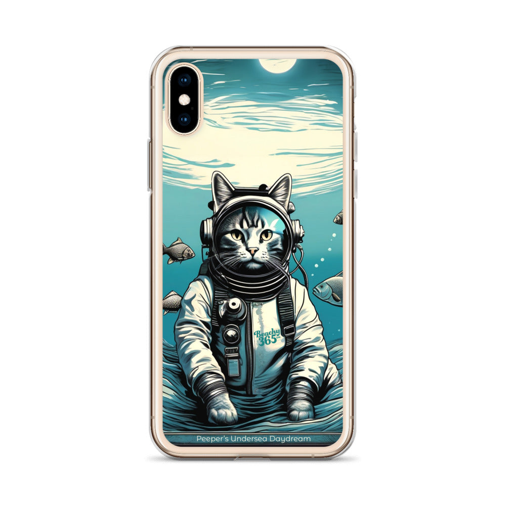 Peeper the Cat's Undersea Daydream iPhone Case