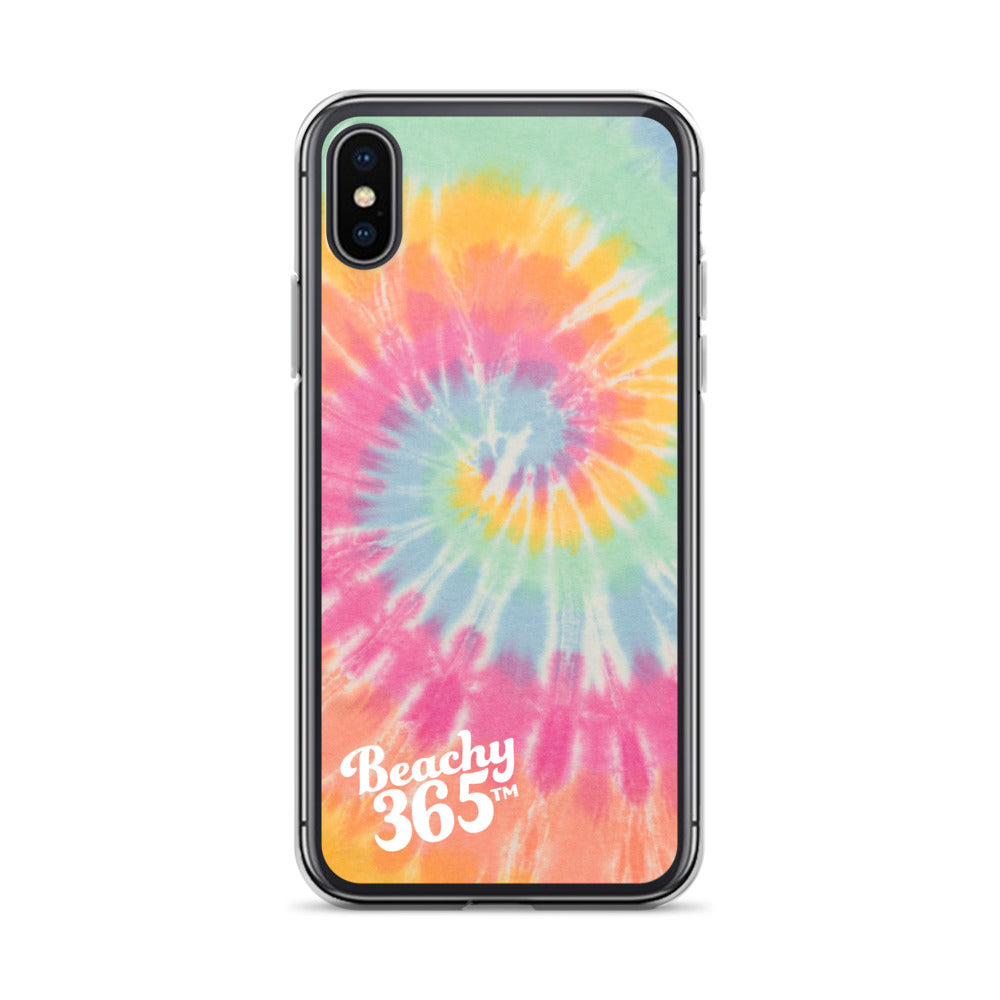 Sherbet Rainbow Tie-Dye iPhone Case