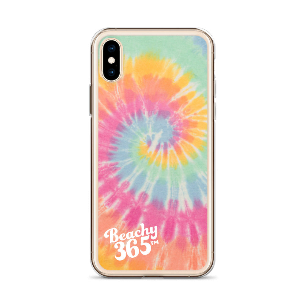 Sherbet Rainbow Tie-Dye iPhone Case