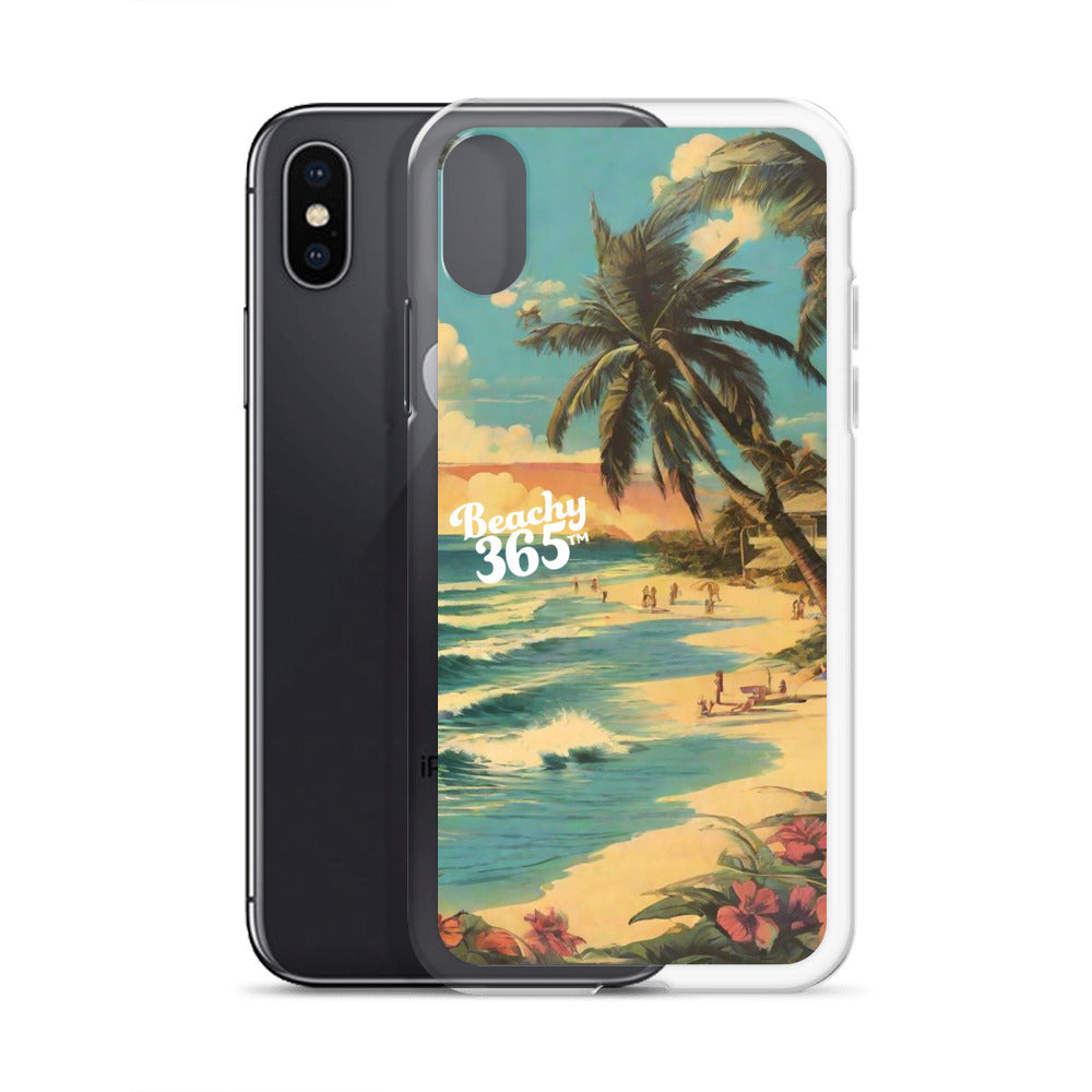 Postcard Tropical Beach iPhone Case