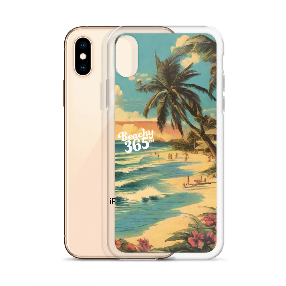 Postcard Tropical Beach iPhone Case
