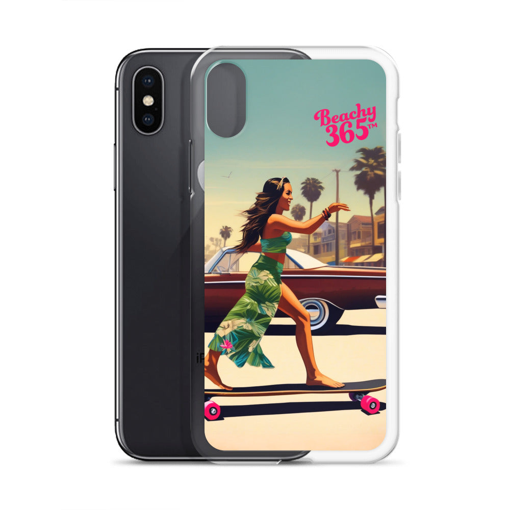 Skate Like an Egyptian - Longboard Dancer iPhone Case