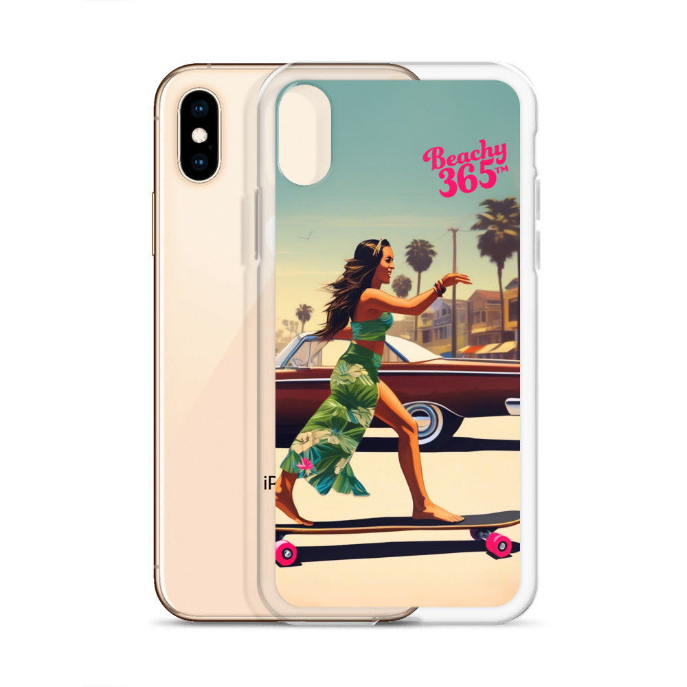 Skate Like an Egyptian - Longboard Dancer iPhone Case